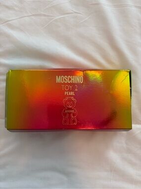 Moschino Iridescent Red & Gold Toy 2